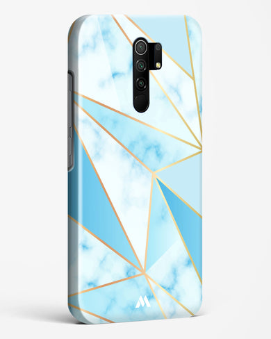 Marble Triangles Gold and Blue Hard Case Phone Cover (Xiaomi)