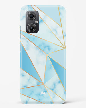 Marble Triangles Gold and Blue Hard Case Phone Cover (Xiaomi)