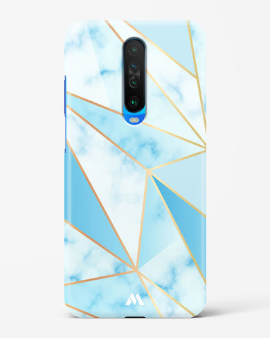 Marble Triangles Gold and Blue Hard Case Phone Cover (Xiaomi)