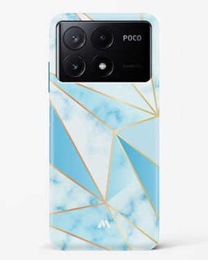 Marble Triangles Gold and Blue Hard Case Phone Cover (Xiaomi)