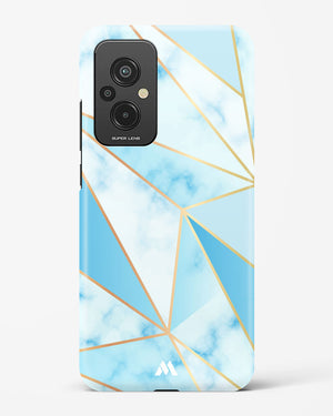 Marble Triangles Gold and Blue Hard Case Phone Cover (Xiaomi)