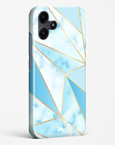 Marble Triangles Gold and Blue Hard Case Phone Cover (Xiaomi)