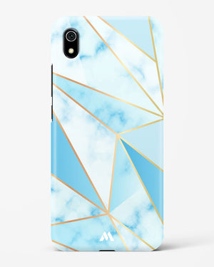 Marble Triangles Gold and Blue Hard Case Phone Cover-(Xiaomi)