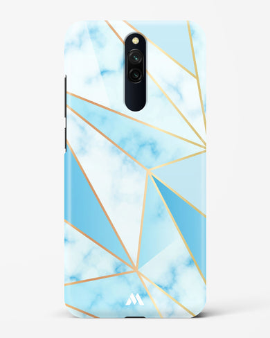 Marble Triangles Gold and Blue Hard Case Phone Cover-(Xiaomi)