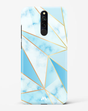 Marble Triangles Gold and Blue Hard Case Phone Cover-(Xiaomi)