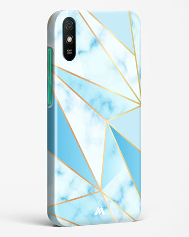 Marble Triangles Gold and Blue Hard Case Phone Cover (Xiaomi)