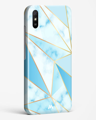 Marble Triangles Gold and Blue Hard Case Phone Cover (Xiaomi)