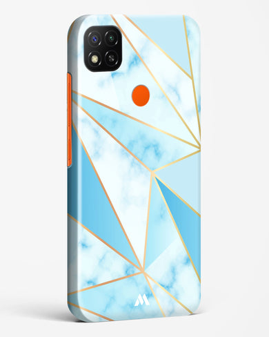 Marble Triangles Gold and Blue Hard Case Phone Cover (Xiaomi)
