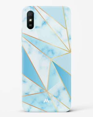 Marble Triangles Gold and Blue Hard Case Phone Cover (Xiaomi)