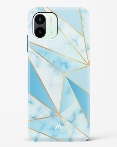 Marble Triangles Gold and Blue Hard Case Phone Cover (Xiaomi)