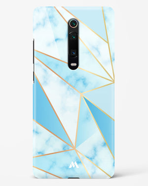 Marble Triangles Gold and Blue Hard Case Phone Cover (Xiaomi)