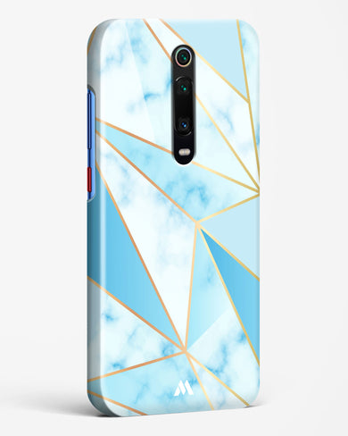 Marble Triangles Gold and Blue Hard Case Phone Cover (Xiaomi)