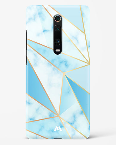 Marble Triangles Gold and Blue Hard Case Phone Cover (Xiaomi)