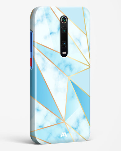 Marble Triangles Gold and Blue Hard Case Phone Cover (Xiaomi)