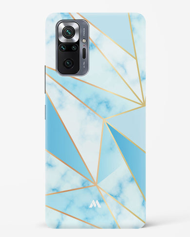 Marble Triangles Gold and Blue Hard Case Phone Cover (Xiaomi)