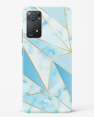 Marble Triangles Gold and Blue Hard Case Phone Cover (Xiaomi)