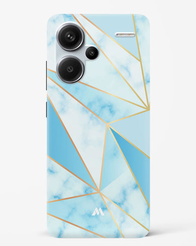 Marble Triangles Gold and Blue Hard Case Phone Cover (Xiaomi)