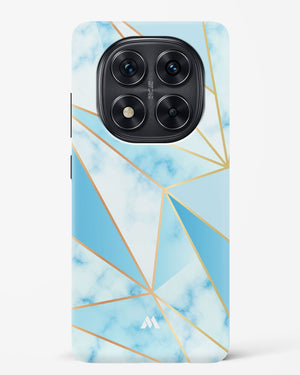 Marble Triangles Gold and Blue Hard Case Phone Cover (Xiaomi)