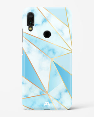 Marble Triangles Gold and Blue Hard Case Phone Cover (Xiaomi)