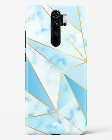 Marble Triangles Gold and Blue Hard Case Phone Cover (Xiaomi)