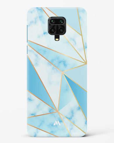 Marble Triangles Gold and Blue Hard Case Phone Cover (Xiaomi)