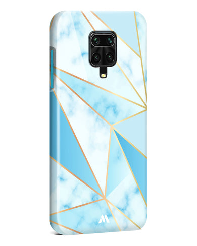 Marble Triangles Gold and Blue Hard Case Phone Cover (Xiaomi)