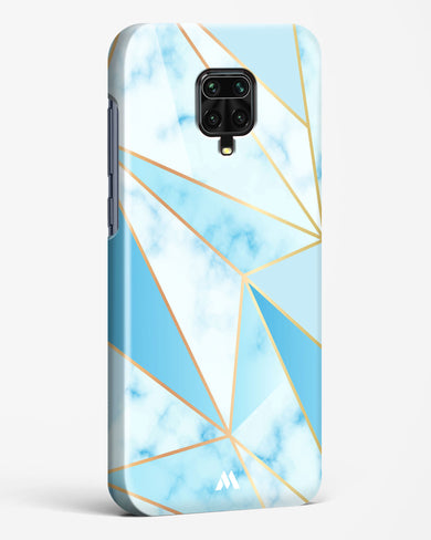 Marble Triangles Gold and Blue Hard Case Phone Cover (Xiaomi)