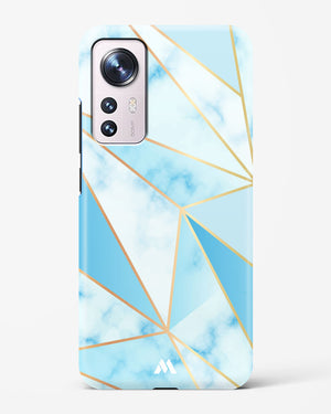 Marble Triangles Gold and Blue Hard Case Phone Cover (Xiaomi)