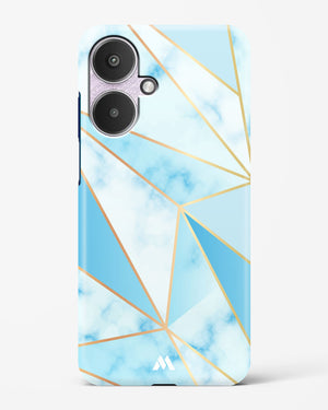 Marble Triangles Gold and Blue Hard Case Phone Cover (Xiaomi)