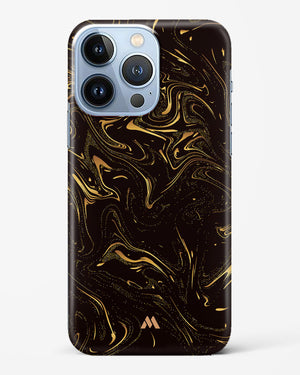 Black Gold Marble Hard Case iPhone 13 Pro