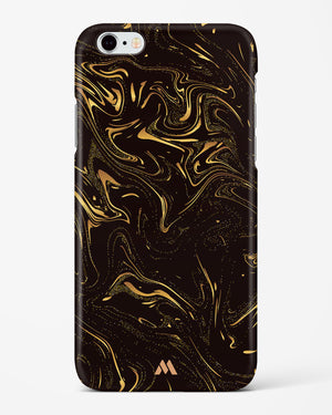 Black Gold Marble Hard Case Phone Cover (Apple)