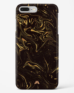 Black Gold Marble Hard Case Phone Cover (Apple)