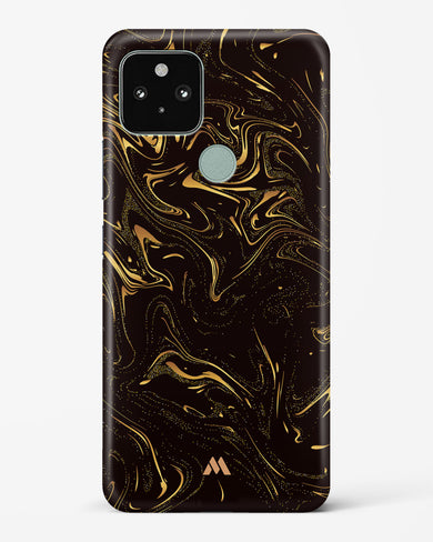 Black Gold Marble Hard Case Phone Cover-(Google)