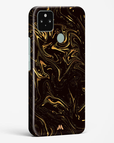 Black Gold Marble Hard Case Phone Cover-(Google)