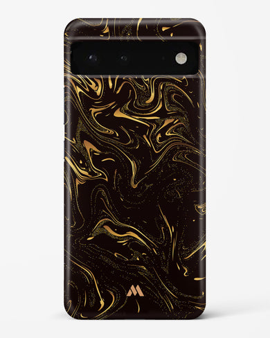 Black Gold Marble Hard Case Phone Cover (Google)