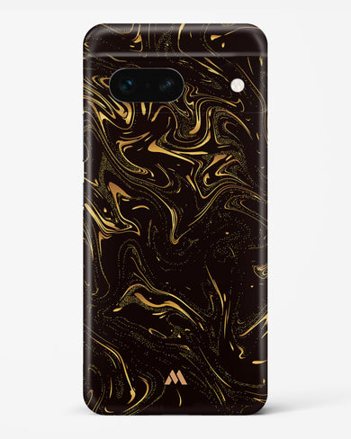 Black Gold Marble Hard Case Phone Cover-(Google)