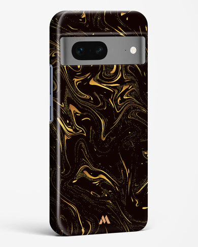 Black Gold Marble Hard Case Phone Cover (Google)
