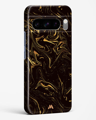 Black Gold Marble Hard Case Phone Cover-(Google)