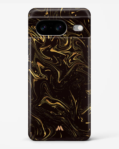 Black Gold Marble Hard Case Phone Cover-(Google)