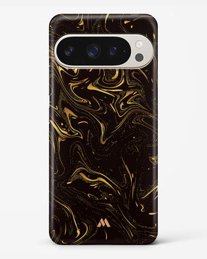 Black Gold Marble Hard Case Phone Cover (Google)