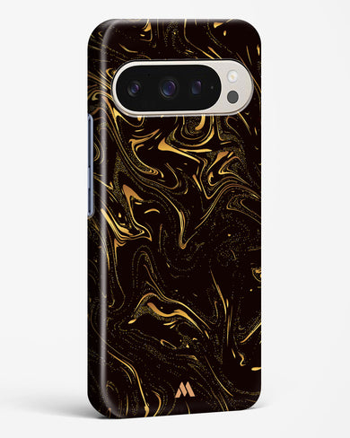 Black Gold Marble Hard Case Phone Cover (Google)