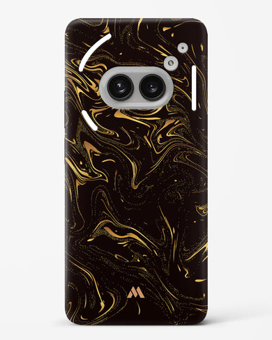 Black Gold Marble Hard Case Phone Cover (Nothing)