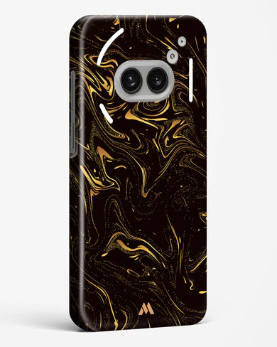 Black Gold Marble Hard Case Phone Cover (Nothing)
