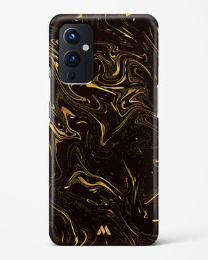 Black Gold Marble Hard Case Phone Cover-(OnePlus)