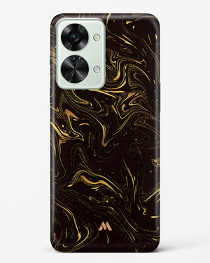 Black Gold Marble Hard Case Phone Cover-(OnePlus)