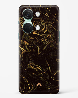 Black Gold Marble Hard Case Phone Cover-(OnePlus)