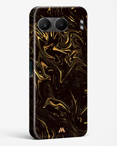 Black Gold Marble Hard Case Phone Cover (OnePlus)
