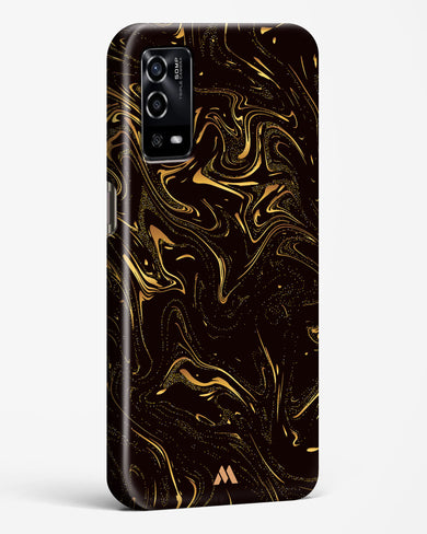 Black Gold Marble Hard Case Phone Cover (Oppo)