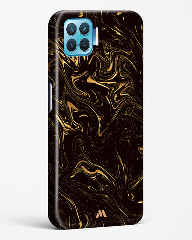 Black Gold Marble Hard Case Phone Cover (Oppo)