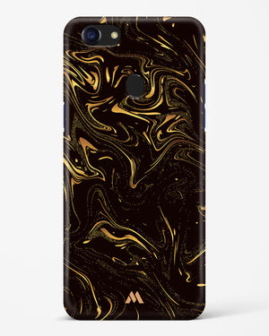 Black Gold Marble Hard Case Phone Cover (Oppo)